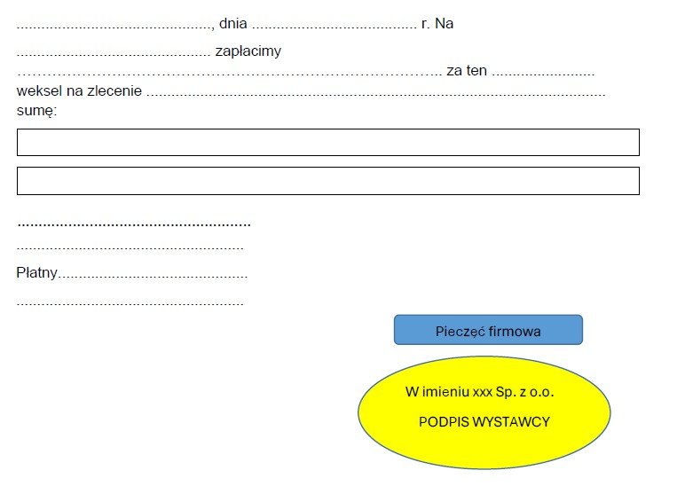 weksel w leasingu dla pełnomocnika