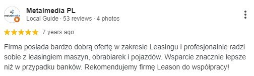 opinia leason maszyny do metalu