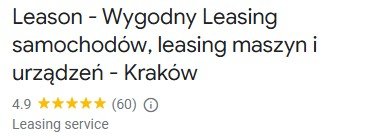 opinie Leason Wygodny Leasing 60